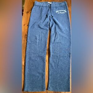 Abercrombie & Fitch Heather Blue Joggers